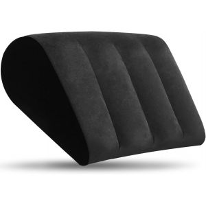 Kalanka-Coussin Gonflable Coussin De Coin - Coussin De Coin Portable Pour Lit Voyage Camping, Oreiller De Jambes Pour Dormir, Coussin Lombarie R&eacute;duit La Pression De La Taille Et Du Dos (Noir) - Neuf