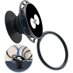 Kal-Anneau Téléphone Portable De Support, Avec Base Rétractable Et Poignée Pivotante À 360°Bague Telephone Portable, Convient Pour Les Smartphones Et Les Coques De Téléphone - Neuf