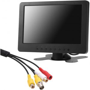 ChenQuanSarl-Écran Tft Lcd De 7 Pouces 16 9 1024 X 600 Bnc Av Video Audio Pour La Sécurité Pc Vcd Dvd Pr Eu - Neuf
