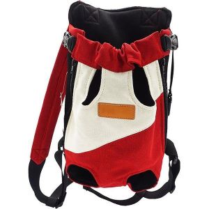Sac À Dos De Transport Pour Chien Orienté Vers L'avant Avec Ouverture Pour Le Cou - Sac De Transport Confortable Et Mains Libres Pour Chiens Et Chats De Petite Et Moyenne Taille - Neuf