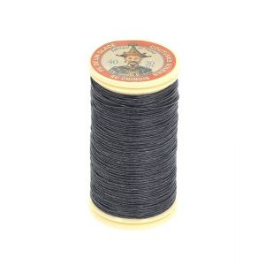 Fil Lin Glac&eacute; 30 M &iquest; Fil Au Chinois &iquest; N&deg; 40 &iquest; Fil De Lin Retors, Lisse, R&eacute;sistant. Color : 174 Gris Tr&egrave;s Fonc&eacute; - Neuf