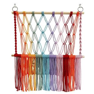 Hamac rembourré en macramé Boho, gain de place, A - Neuf