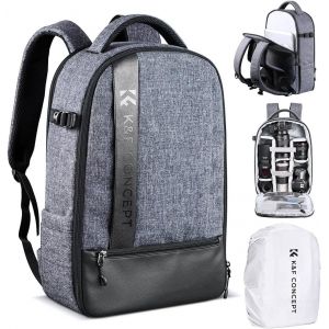 Sac A Dos Appareil Photo Reflex Pour Ordinateur 15" Objectif Trépied Accessoires Flash Canon Nikon Sony Olympus Version Diy[CLI0262] - Neuf