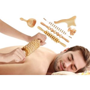 Outils De Massage En Bois Pour Le Drainage Lymphatique Et Le Remodelage Corporel - Neuf