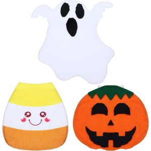 V&ecirc;tements d'Halloween pour Elf Pumpkin Ghost Candy Elf Doll Costume Outfits V&ecirc;tements Fits Pour Elf Doll D&eacute;coration Accessoires, Poup&eacute;e n&iquest;est pas inclus (3 Pcs, - Neuf