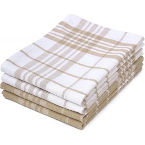 Eryi-Jeux De Cuisine Et Jeux De Cuisine Beige Non-Éponge Toallas De Felpa De Algodón Hautement Absorbantes | 70x45 Cm | Multiusos Para Lavar Platos Y Limpiar Lot De 4 - Neuf