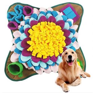 Tapis À Renifler Pour Chien, Tapis À Renifler Pour Chien, Tapis De Dressage Pour Chien, Tapis À Creuser, Jouet À Alimentation Lente, Tapis À Renifler Pour Chien, Couverture Pliable - Neuf