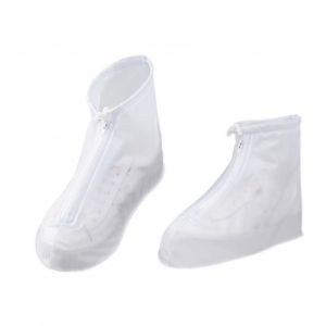 1 Paire De Couvre-Chaussures De Pluie Imperméables Antidérapants Épaissis Surchaussures Réutilisables Pour Les Jours De Pluie M (Taille 36-37) - Neuf