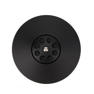 Toupie rotative en metal pour bureau, jouet de decompression et anti-stress (noir) - Neuf