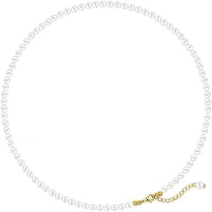 Kales-Collier Ras Du Cou-Perles D'imitation Pour Femme,Collier De Perles Femme Court Rond Imitation Perle Nuptiale Mariage Perle Blanche,Collier En Perles Artificielles Blanches - Neuf