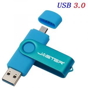 KALPZ-Nouveau Usb 3.0 Otg 64Gb Noir 2 En 1 Clé Usb 32Gb Étanche 16Gb Clé Usb En Plastique 8Gb U Disque 4Gb Clé Mémoire Cadeau D'Affaires,16 Go,Bleu Clair - Neuf