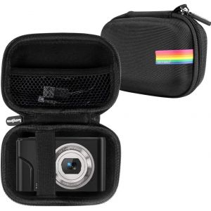 MEVRONISSHOP-tui de Protection pour Appareil Photo num&eacute;rique Compatible avec GlobalCrown/Gofunly/AbergBest/BAISIQI/AGFA, Conception de Coque Dure EVA, l&eacute;g&egrave;re et Durable (&eacute;tui Uniquement) Noir - Neuf