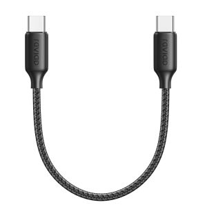Câble USB C vers USB C 0.3M 100W PD3.0 5A Cable USB C Charge Rapide QC3.0 Chargeur USB Type C pour iPhone 16/15 Plus Pro Max SamsungGalaxy S24 S23 MacBook Pro Pad Pro Tablet Huawei Google Pixel - Neuf
