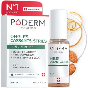 Ongles Cassants, Stries, Dedoubles | Durcisseur Extra Fort - Soin 2en1 Aux Plantes R&eacute;paratrices, Fortifiantes Et Nourrissantes | Solution Professionnelle Pied/Main | Fabriqu&eacute; En Suisse - Neuf