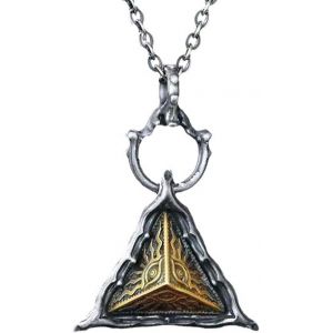 Kal-Viking Homme, Pendentif Cha&icirc;ne Avec Motif Hache, Croix/Yeux/Rond/Mobius/Trident, Longueur R&eacute;glable, Bijoux Vintage R&eacute;tro Gris Nordique, Accessoires Punk Rap Cadeau Hommes Gar&ccedil;ons, 60 Cm - Neuf