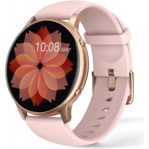 Montre Connect&eacute;e Femme, IP68 &eacute;tanche Montre Connectee pour Femme, 1,3"" &eacute;cran Tactile Smartwatch, avec Oxym&egrave;tre, Cadran DIY, Moniteur Sommeil, Podom&egrave;tre, Moniteur Fr&eacute;quence pour Android iOS - Neuf