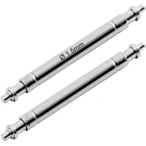 KAL-Premium Barres &Agrave; Ressort U2013 Barrettes - Pompes (Tiges) Pour Bracelet De Montre U2013 Inox U2013 2 Pcs - Neuf