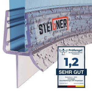 Joint de douche pour paroi en verre,70cm,vitre 6/7/8mm,joint d'étanchéité PVC courbé pour les cabines de douche arrondies,UK03 - Neuf