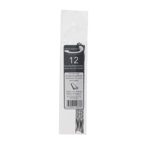 Lot de 12 lames de scie à chantourner en spirale Taille 5 pour bois et plastique 130 mm Coupe tous les côtés Fabriqué en Allemagne - Neuf