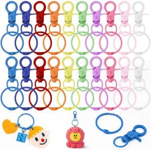 KAL-50 Pi&egrave;ces Anneau Porte Clef,Anneaux Porte Cl&eacute;,Porte Cles,Porte Clef Mousqueton,Anneau Porte Cl&eacute;,Attache Porte Cl&eacute;,Mousqueton Porte Cl&eacute; Pour Diy - Neuf