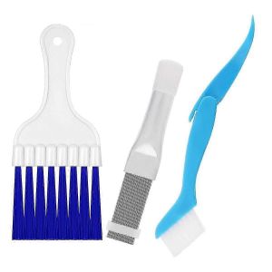 Kit de nettoyage de peigne d'ailettes de condenseur de climatiseur,kit de brosse de nettoyage d'ailettes de climatiseur,évaporateur R - Neuf