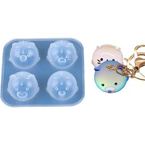 Animal Moule R&eacute;sine Moule Epoxy Resin Molds Givr&eacute; Pour Diy Fabrication De Pendentif Bijou Artisanat Fait &Agrave; La Main (Givr&eacute;/Surface Mate) - Neuf