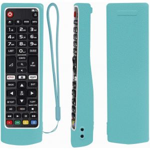 Étui De Protection En Silicone Pour Lg Smart Tv Télécommande, Akb75675301 Akb75675304 Akb74915305, Housse Coque Pour Pour Lg Télécommande, Antidérapage, Antisismique, Lavable (Bleu Lumineux+Jaune) - Neuf