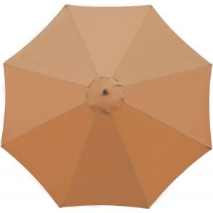 Tissu de Rechange pour Parasol de Jardin (2m/3.0m) Dessus De Parapluie De Remplacement Pour 6 Bras/8 Bras,Toile De Rechange Housse De Parapluie,Pour Terrasse/Jardin/Piscine/Parapluie.[G65] - Neuf