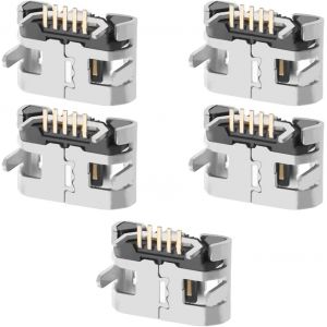 5pcs Ports De Charge Micro Usb Remplacement Compatible Avec Lenovo Tab 2 A10-70f Za00 Port De Charge Rechange De Connecteur De Station D'accueil Micro Usb - Neuf