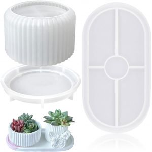 Tianyi-Vase En Silicone, Vase En Silicone, Moule &Agrave; Faire Soi-M&ecirc;me, Moule En Silicone Fait &Agrave; La Main, Moules En R&eacute;sine &Eacute;poxy, Pour La Fabrication De Porte-Stylos - Neuf