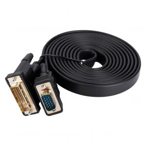Cable adaptateur convertisseur CableDeconn 1080P DVI 24+1 male vers VGa male - Neuf
