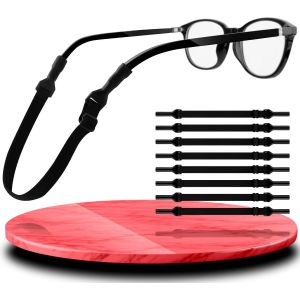 Fdjhy-8 Pcs Cordon Lunettes High Elasticity, Sangle Pour Lunettes De Sport Stable Et Antidérapant, Attache Lunette Enfant Confortable Pour Divers Sports, Universel Cordon Pour Lunettes Homme Et Femme - Neuf