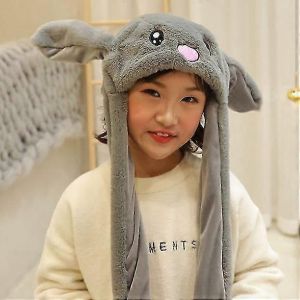 Animal chapeau en peluche oreilles en mouvement saut habiller jusqu'à Cosplay Party pour enfants-B - Neuf