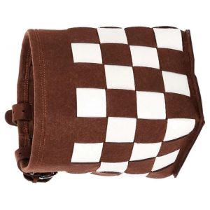 Panier A Velo Amovible Multifonction Pour Conteneur Avant En Feutre Pour Velos Electriques Et Velos Facile A Installer Conception Stable Et Sure Utilisation En Exterieur Cafe Blanc - Neuf