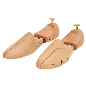 Lot De 2 Embauchoirs A Chaussures Reglables En Bois, Anti-Deformation Et Anti-Rides, Pour Femmes Et Hommes (37 Et 38) - Neuf