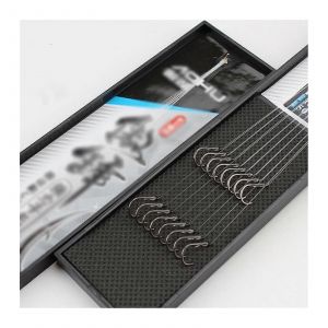 Hame&ccedil;ons De P&ecirc;che (Lot De 8) - Hame&ccedil;ons Doubles - Hame&ccedil;ons &Agrave; Ardillon - Hame&ccedil;ons &Agrave; Deux Lignes - Hame&ccedil;ons En Acier Inoxydable - Hame&ccedil;ons Pointus - Hame&ccedil;ons &Agrave; ?Illet (Taille : 4) - Neuf