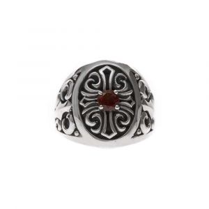 Chevali&egrave;re Croix Pierre ?Il De Tigre Rouge Argent - Neuf