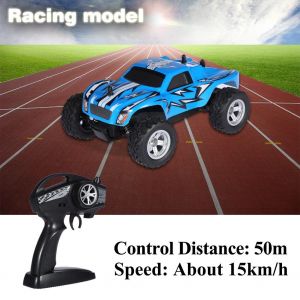 Voiture de course telecommandee 2,4 GHz a 4 canaux (bleu) - Neuf