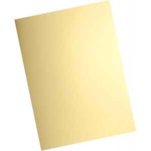 YEMAESRE-Feuille De Laiton Pur, 20,3 X 15,2 Cm, Calibre 20 (0,8 Mm) D'Épaisseur, Plaque En Laiton Métallique Avec Gants Pour Artisanat, Modélisme, Bijoux, Réparations, Réparations Électriques - Neuf