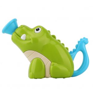 Jouet de salle de bain pour enfants, douche a eau rotative, pompe a main (crocodile) - Neuf