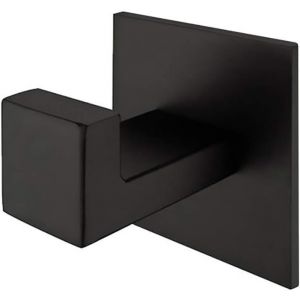 Eryi-Homet Adhésif Crochet De Bains En Acier Inox Crochets Serviettes Pour Bain Cuisine Toilettes Placards Noir - Neuf