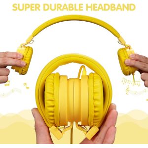 Casques d'écoute pliables pour enfants Casques d'écoute audio pour enfants Téléphones portables pour enfants - Neuf