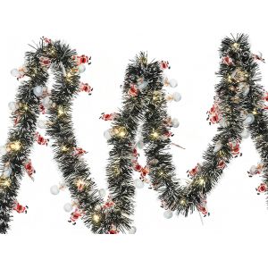 Guirlande Lumineuse De No&euml;l Led De 5 M Avec 50 Lumi&egrave;res Blanc Chaud - Style 3 - Neuf