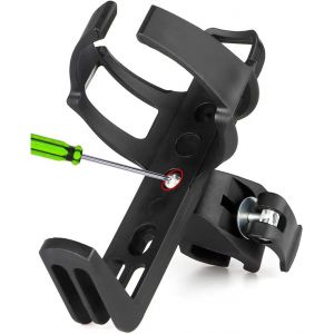 Kal-Porte-Bouteille De Vélo ¿ Porte-Bouteille De Vélo Sans Vis, Rotation À 360 °, Accessoire De Vélo De Montagne Pour Homme, Extérieur Porte-Bidon De Vélo, Cage, Porte-Gobelet, Porte-Gobelet - Neuf