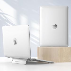 Housse De Protection Rigide Ultra Fine Pour Ordinateur Portable Macbook Pro 16,2"" 2023 Mod&egrave;le : A2485/A2780/A2991 Blanc - Neuf