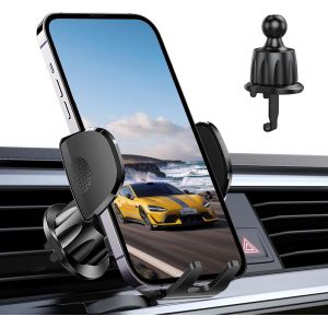 Support T&eacute;L&eacute;phone Voiture, Support de T&eacute;l&eacute;Phone Portable pour &eacute;vent de Voiture,Rotatif &agrave; 360&deg;, Porte Telephone Voiture,pour Apple Samsung XIAOMI Etc T&eacute;L&eacute;Phones De 4.0''-7.0'', Smartphone - Neuf