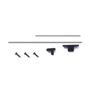 pour D12 1/10 RC Truck Car Upgrade Parts M&eacute;tal Long & Short D&eacute;coration Antenne Accessoires - Neuf