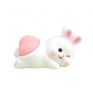 Figurine de dessin anim&eacute;, panda, lapin, cochon, chaton, am&eacute;nagement paysager, jouet doux de d&eacute;compression des fesses, figurine animale en r&eacute;sine, mod&egrave;le de poup&eacute;e, jouet d&eacute;coratif, jouet pour enfant, cadeau - Neuf