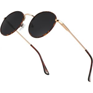 Shiba-Lunettes De Soleil Rondes Polarisées Pour Homme : Lunettes De Soleil Rondes Rétro Pour Homme Et Femme Lunettes De Soleil En [5 - Neuf