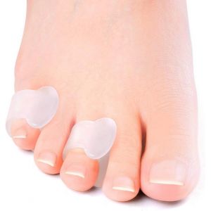12x Séparateurs D'orteils En Gel, Espaceurs D'orteils, Petits Coussinets D'orteils, Petits Manchons D'orteils Pour Éviter Les Frottements Et Réduire La Pression (Transparent) - Neuf